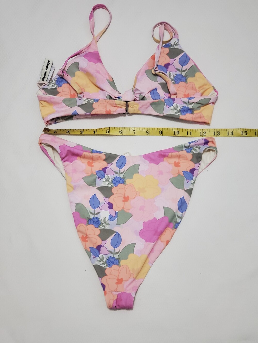 Dippin Daisy Zen Garden Floral Bikini Size Medium - Picture 8 of 10